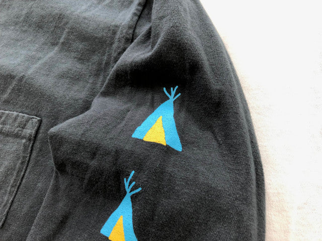 "テントとブーツ" リサイクルコットンロンTee