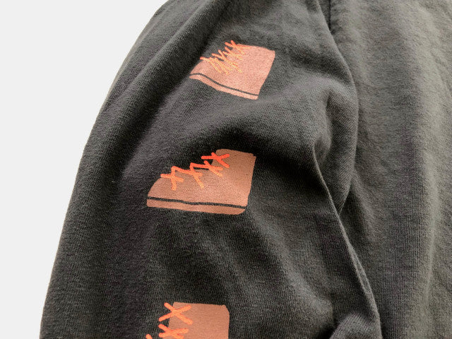 "テントとブーツ" リサイクルコットンロンTee