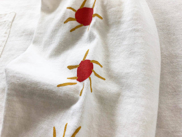 "太陽と花" リサイクルコットンロンTee