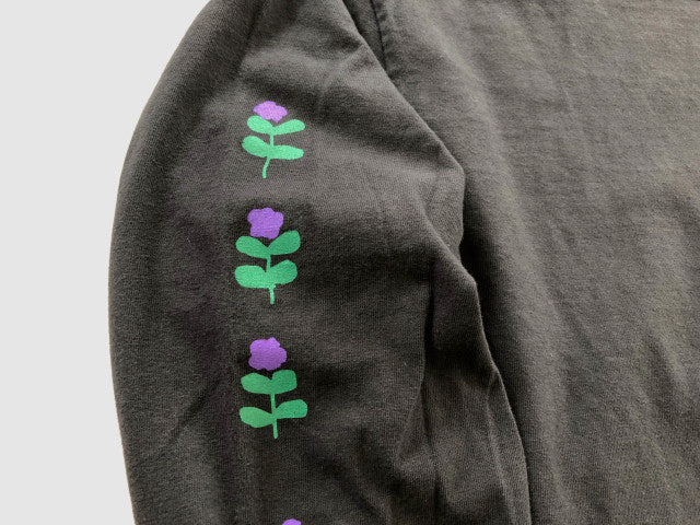 "太陽と花" リサイクルコットンロンTee