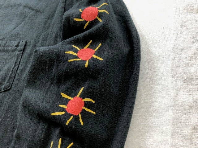 "太陽と花" リサイクルコットンロンTee