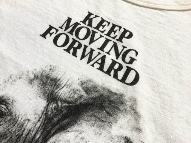 "KEEP MOVING FORWAD" リサイクルコットンTee