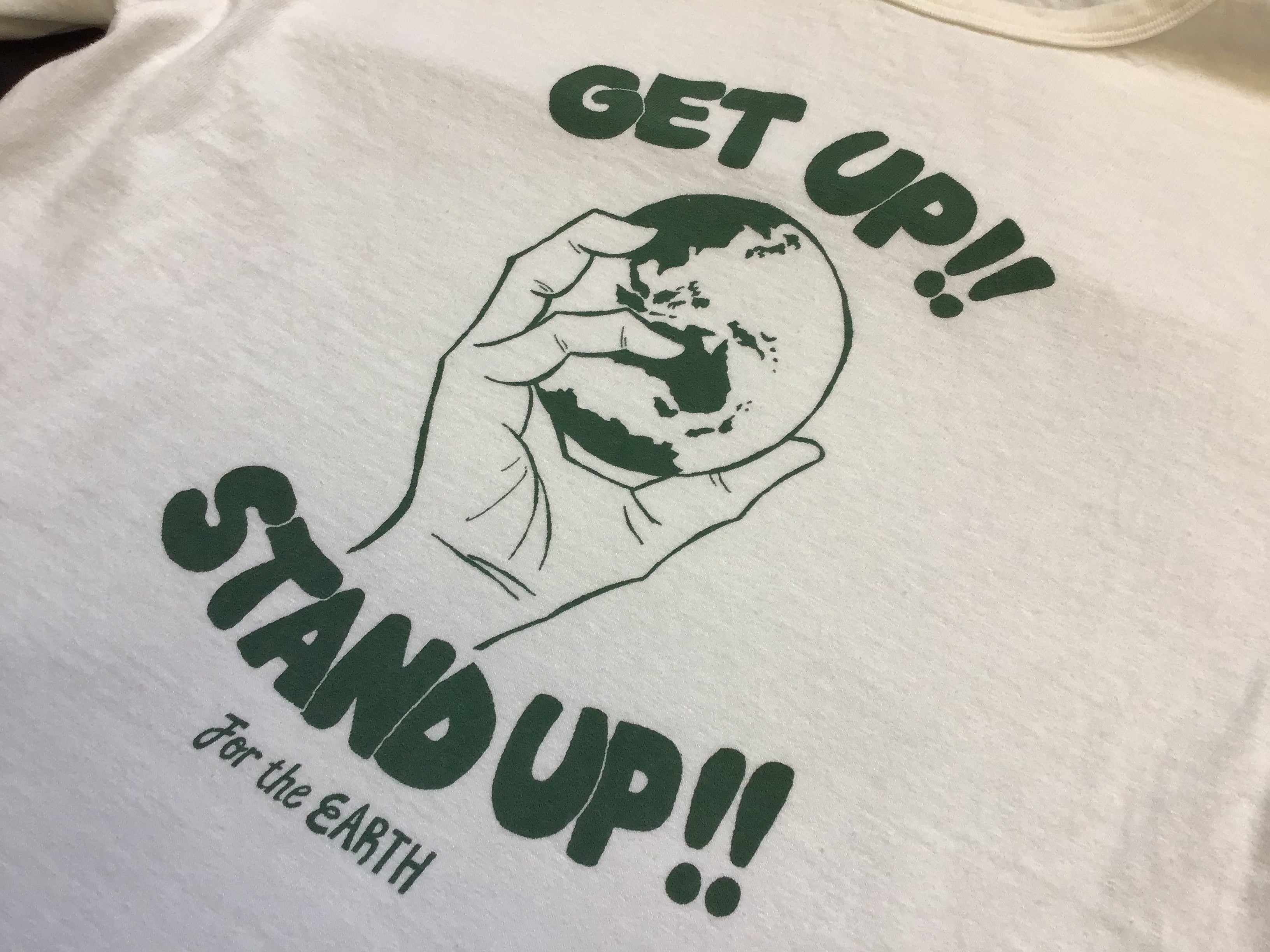 "For The Earth" リサイクルコットンTee