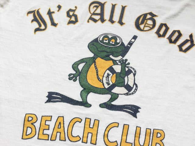 "BEACH CLUB" リサイクルコットンTee