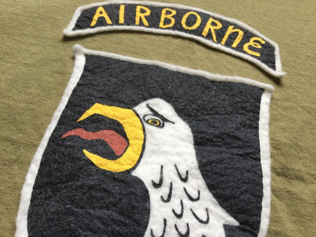 "AIR BORNE" リサイクルコットンTee