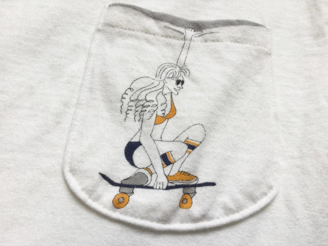 "Rachel" リサイクルコットンポケットTee