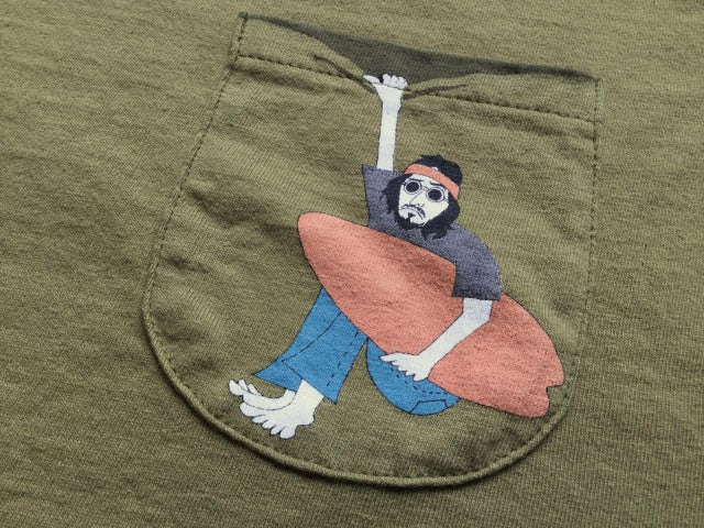 "Frank" リサイクルコットンポケットTee