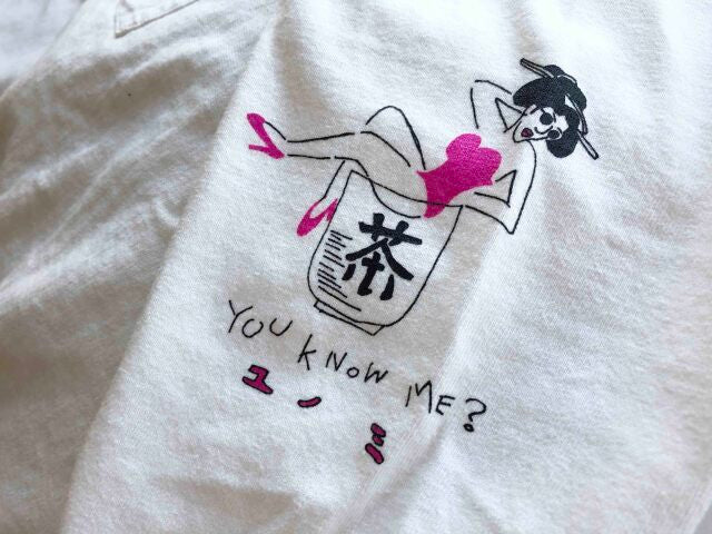"舞妓" リサイクルコットンロンTee