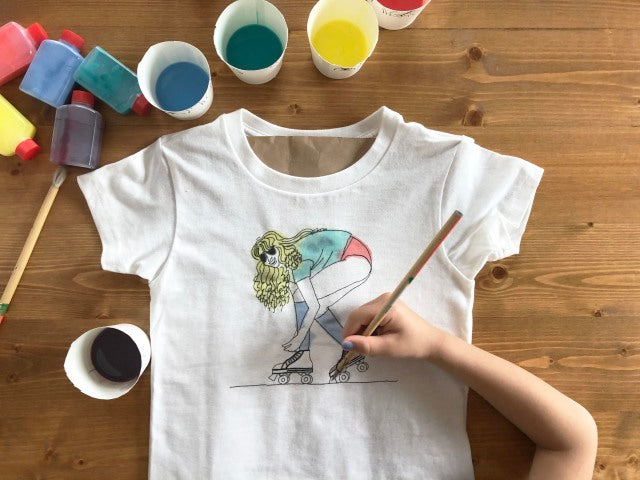 "Selfpaint" リサイクルコットンTee