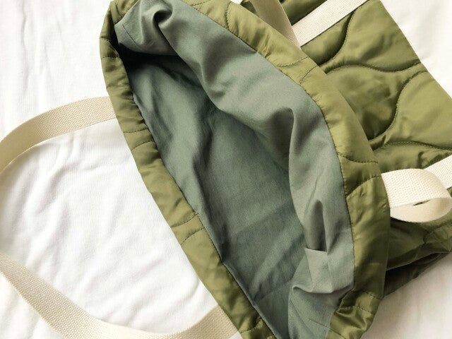 "Quilting Liner" トートバッグ (Frank Logo)