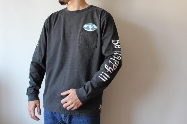 "Don’t Worry,,,Be Happy!!" リサイクルコットンロンTee