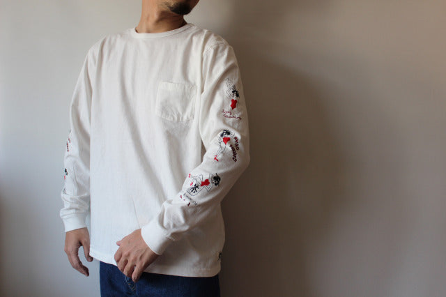 "舞妓" リサイクルコットンロンTee