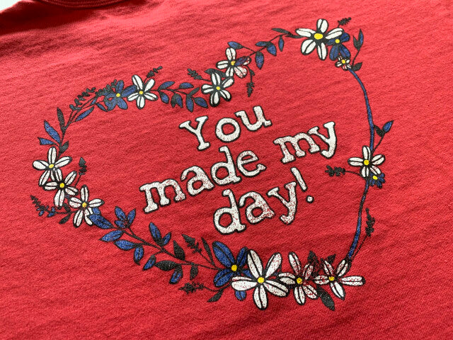 "Flower" リサイクルコットンTee