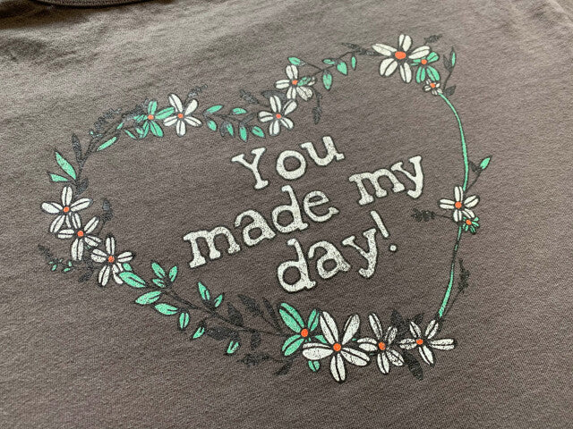 "Flower" リサイクルコットンTee