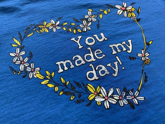 "Flower" リサイクルコットンTee