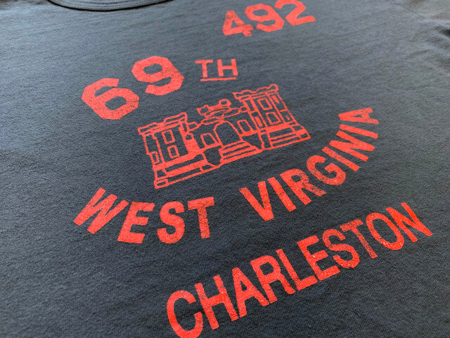 "WEST VIRGINIA" リサイクルコットンTee