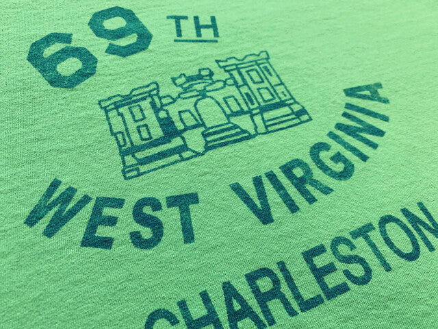 "WEST VIRGINIA" リサイクルコットンTee
