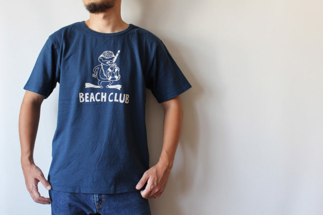 "BEACH CLUB" リサイクルコットンTee