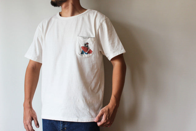 "Frank" リサイクルコットンポケットTee