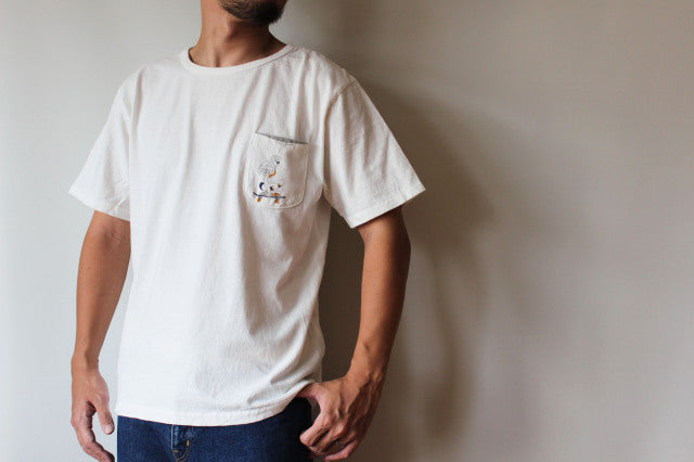 "Rachel" リサイクルコットンポケットTee