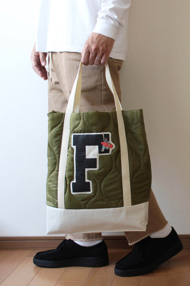 "Quilting Liner" トートバッグ (Frank Logo)