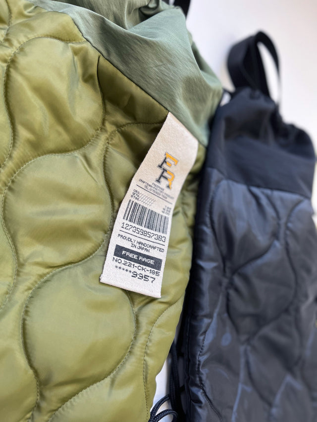 "Quilting Liner" ナップサック