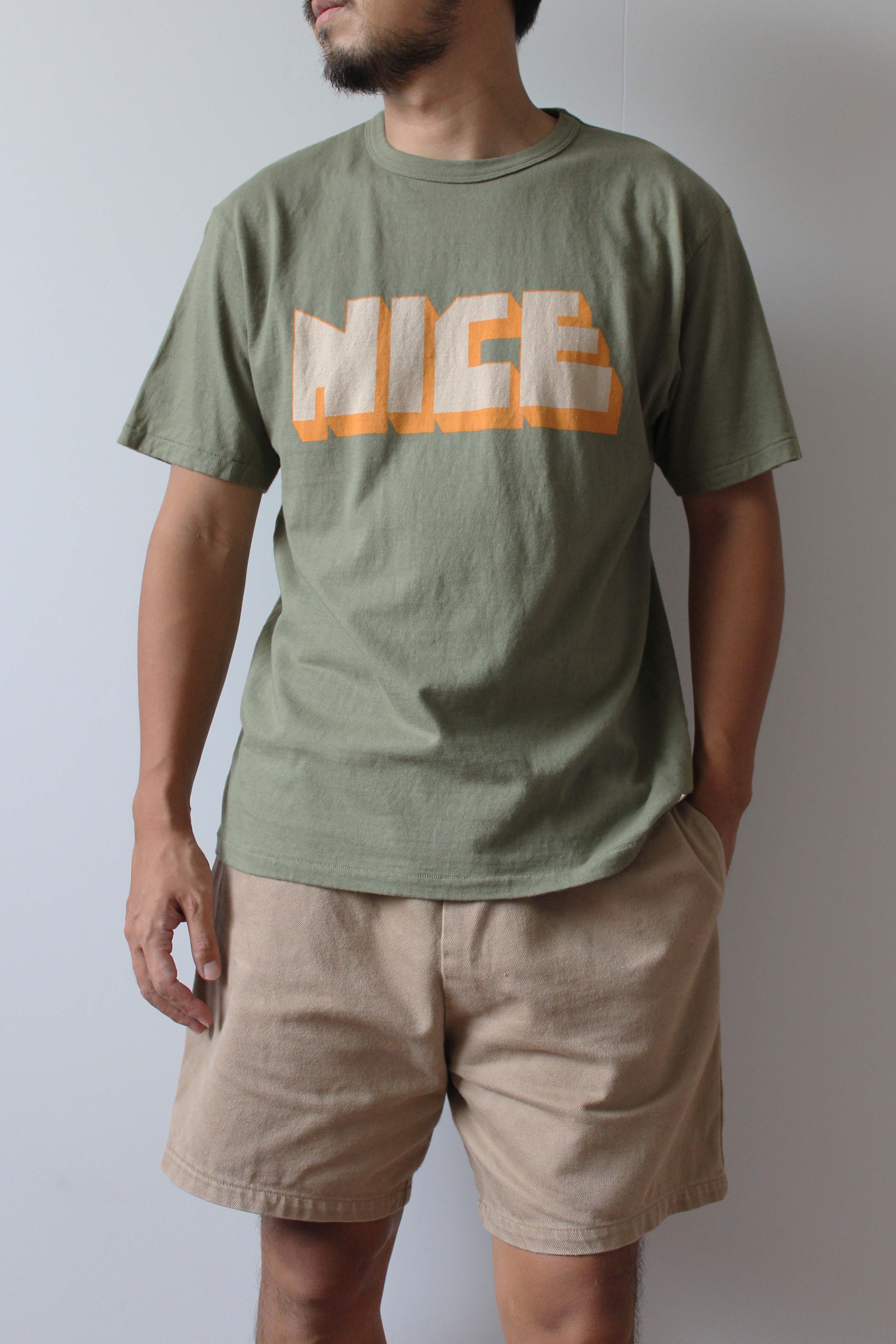"NICE" リサイクルコットンTee