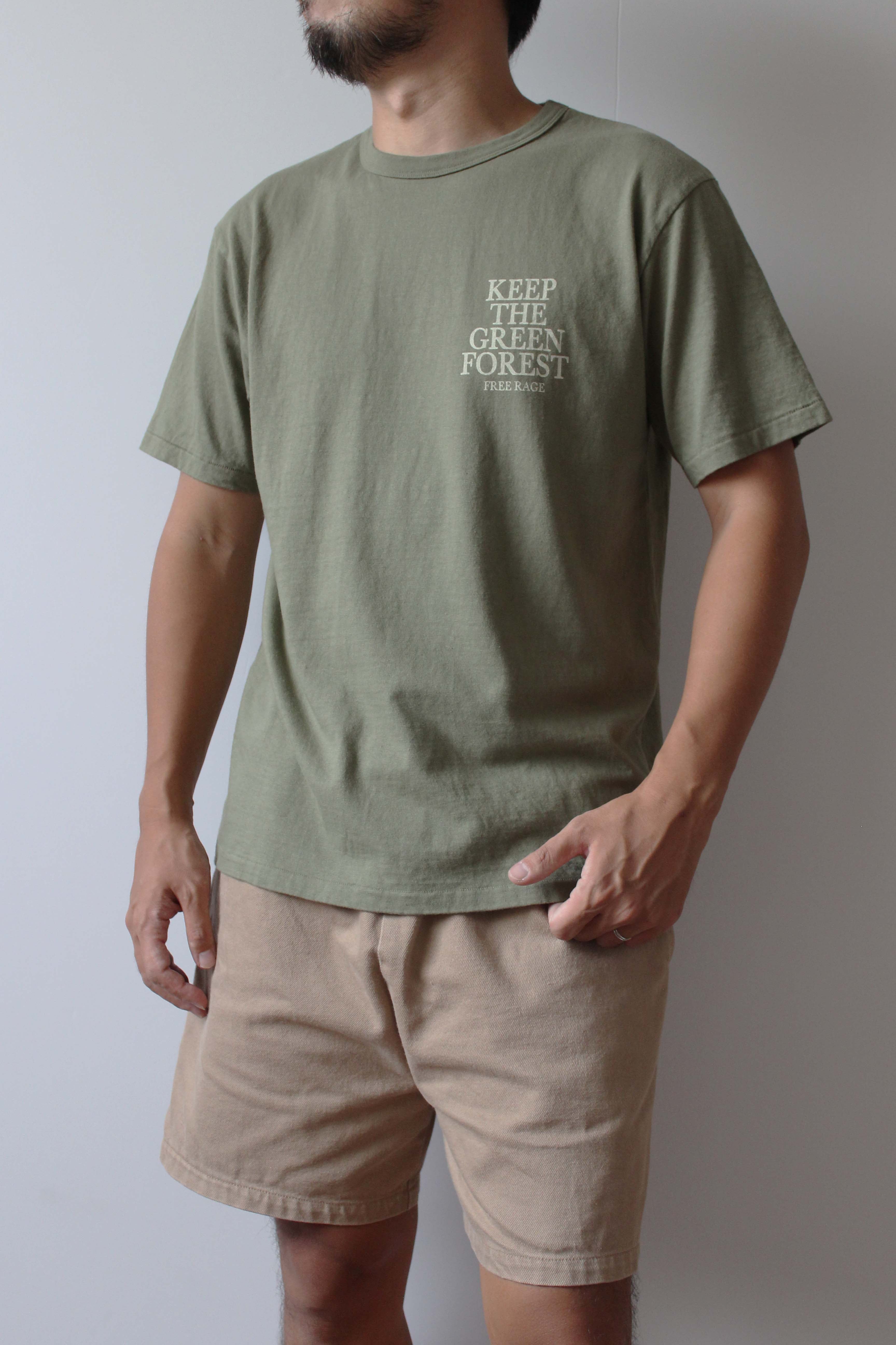"GREEN FOREST" リサイクルコットンTee