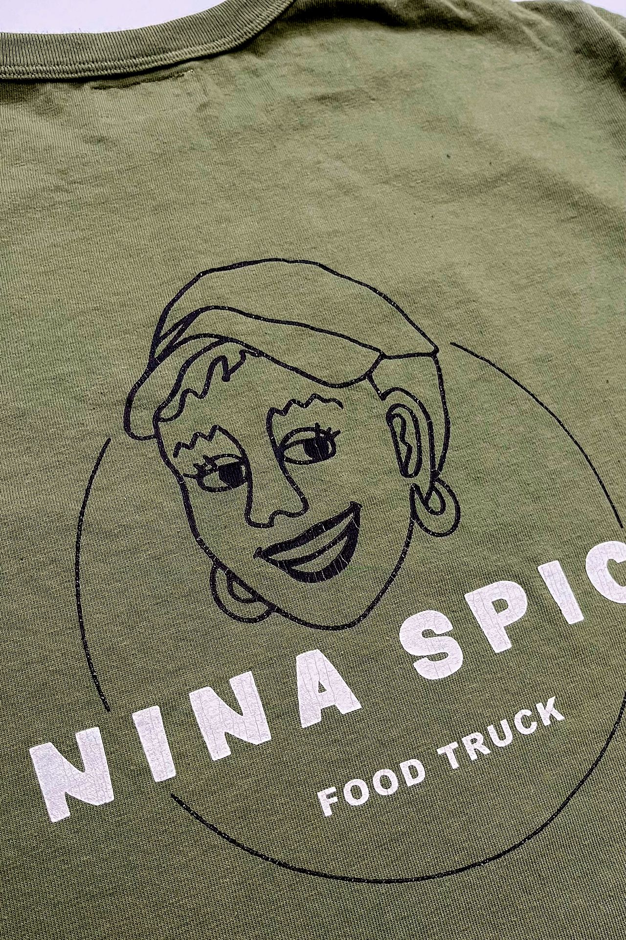 "NINA SPICE" リサイクルコットンTee
