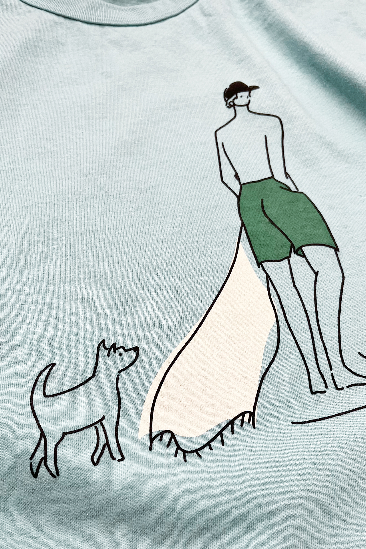 "Hisaka - MAN" リサイクルコットンTee