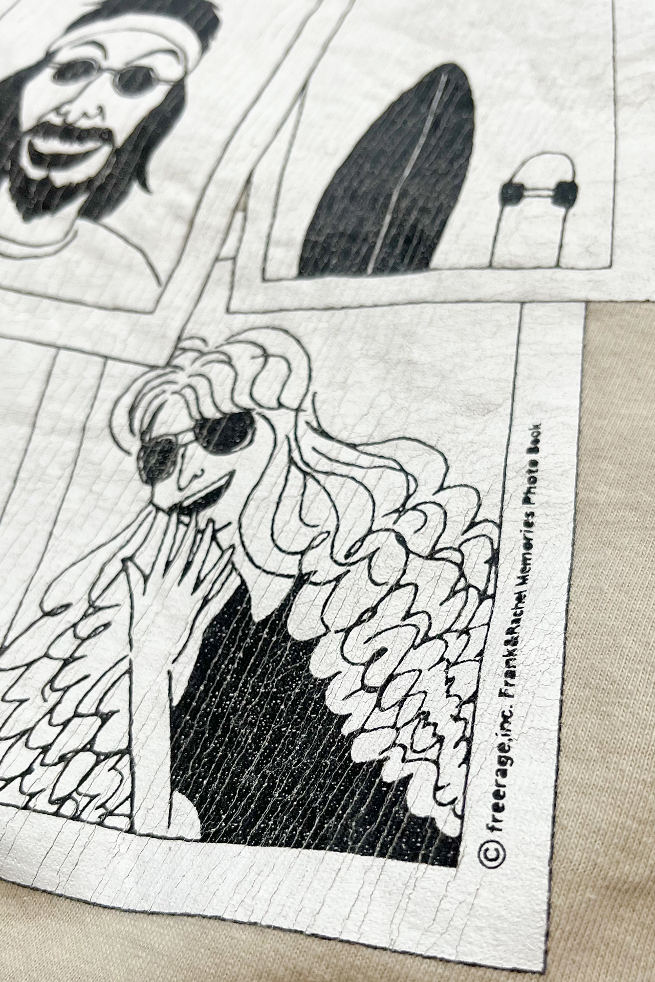 "Frank&Rachel Photo" リサイクルコットンTee