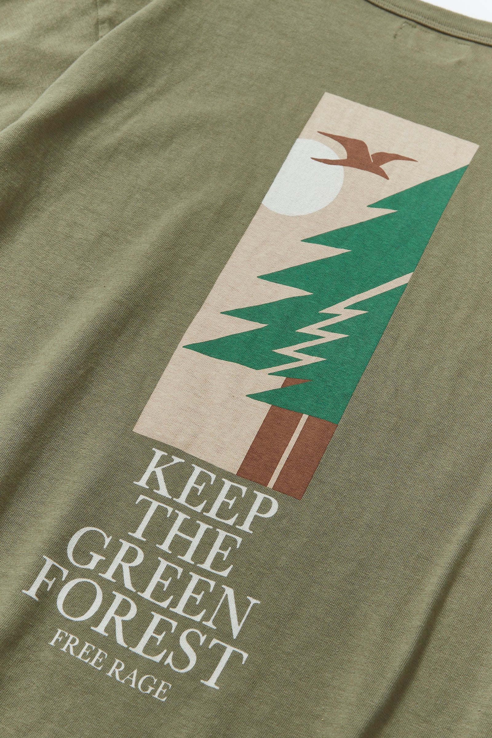 "GREEN FOREST" リサイクルコットンTee