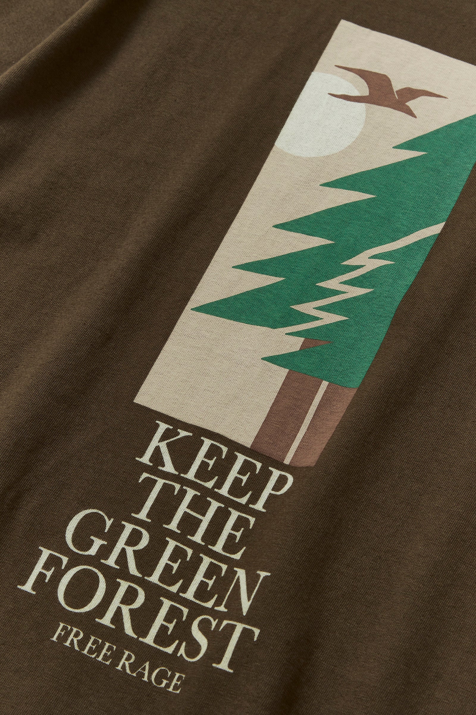 "GREEN FOREST" リサイクルコットンTee
