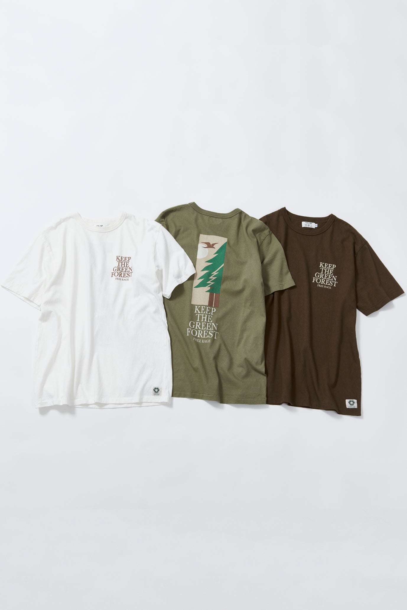 "GREEN FOREST" リサイクルコットンTee