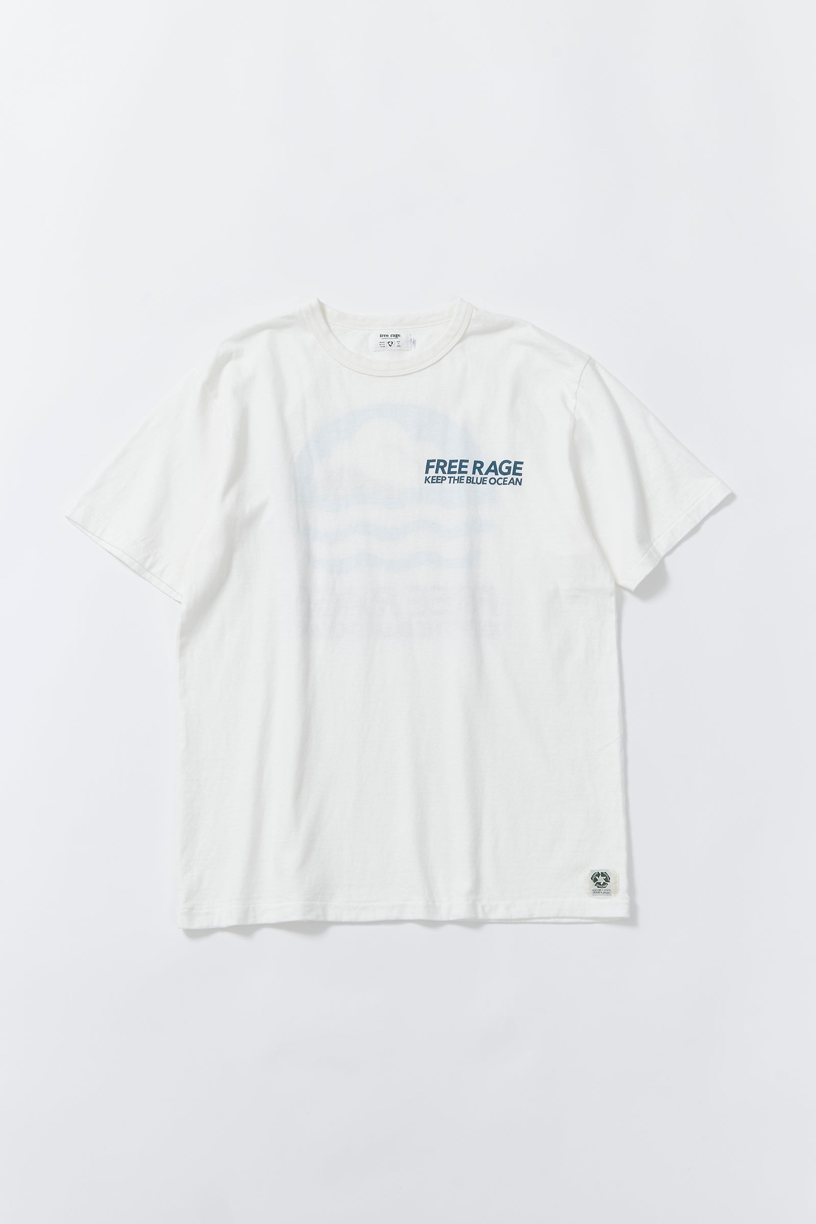 "BLUE OCEAN" リサイクルコットンTee