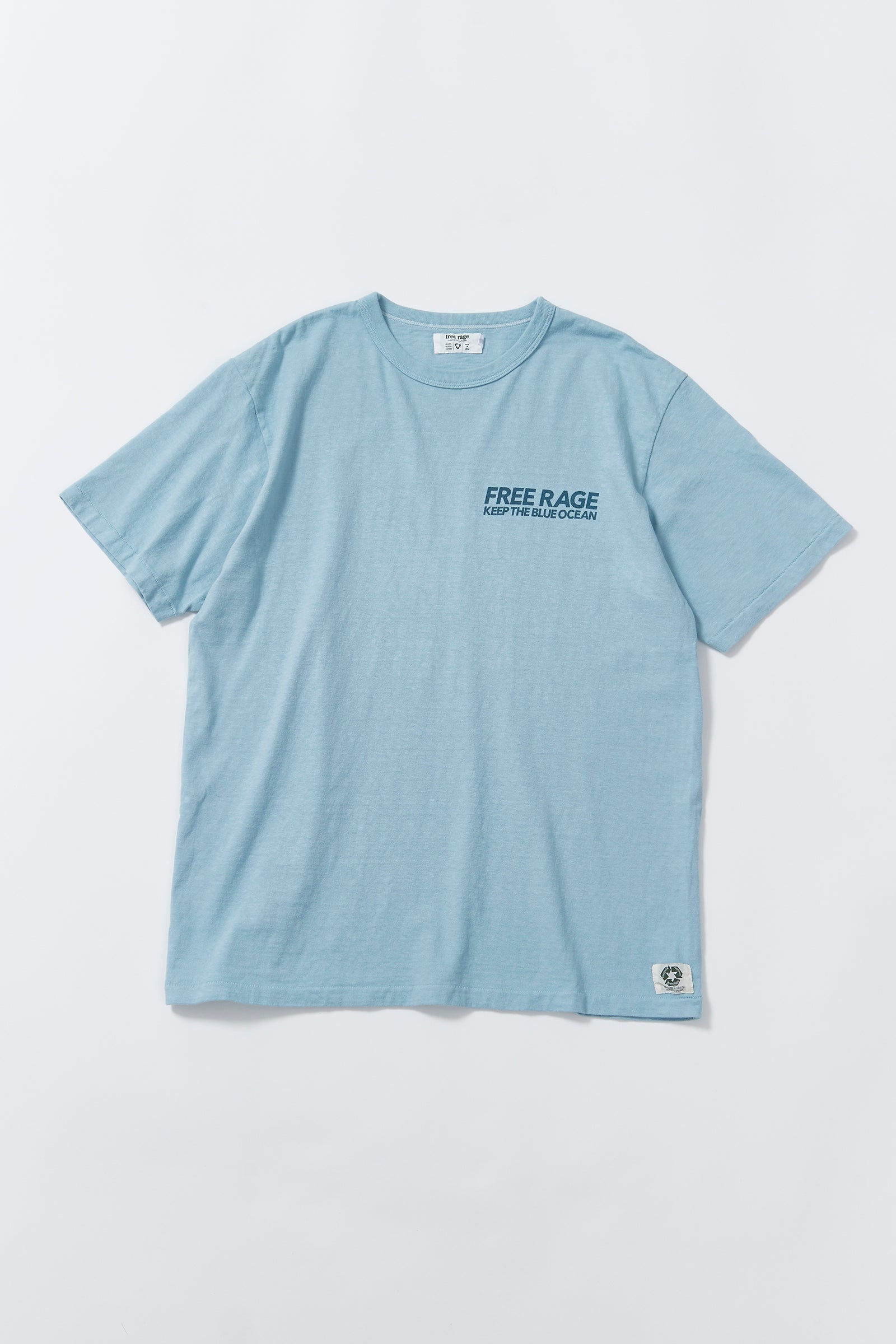 "BLUE OCEAN" リサイクルコットンTee