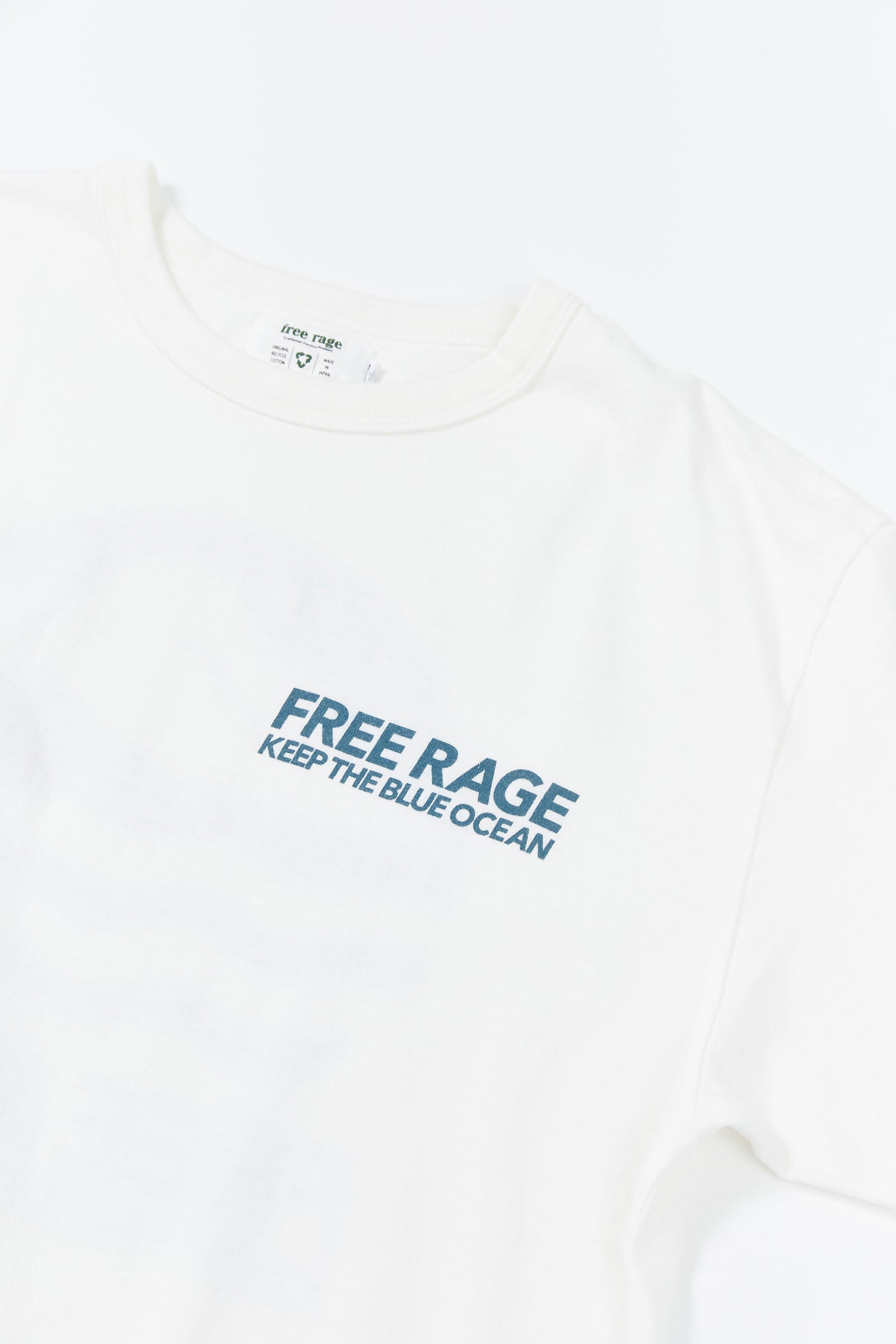 "BLUE OCEAN" リサイクルコットンTee