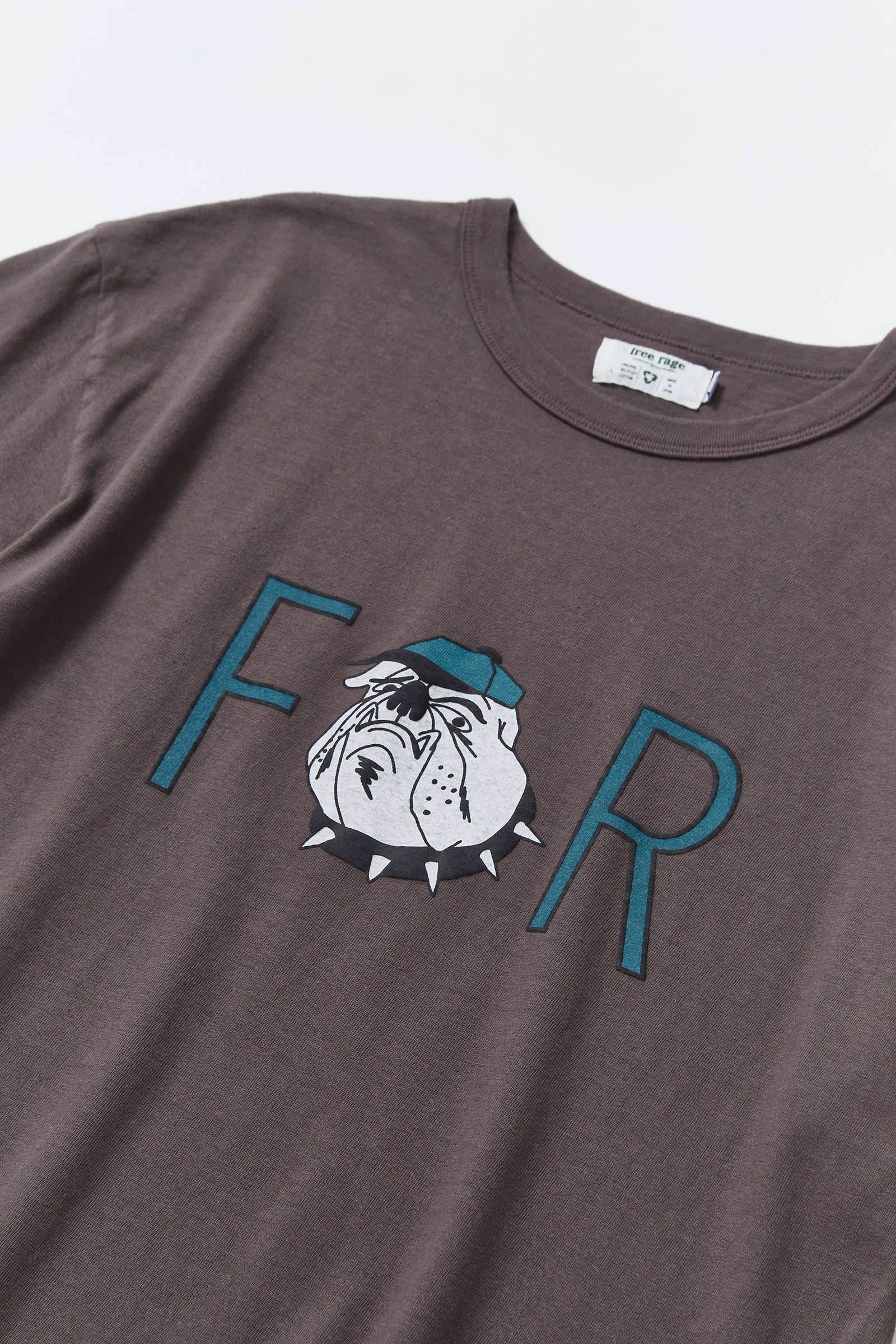 "Bulldog" リサイクルコットンTee