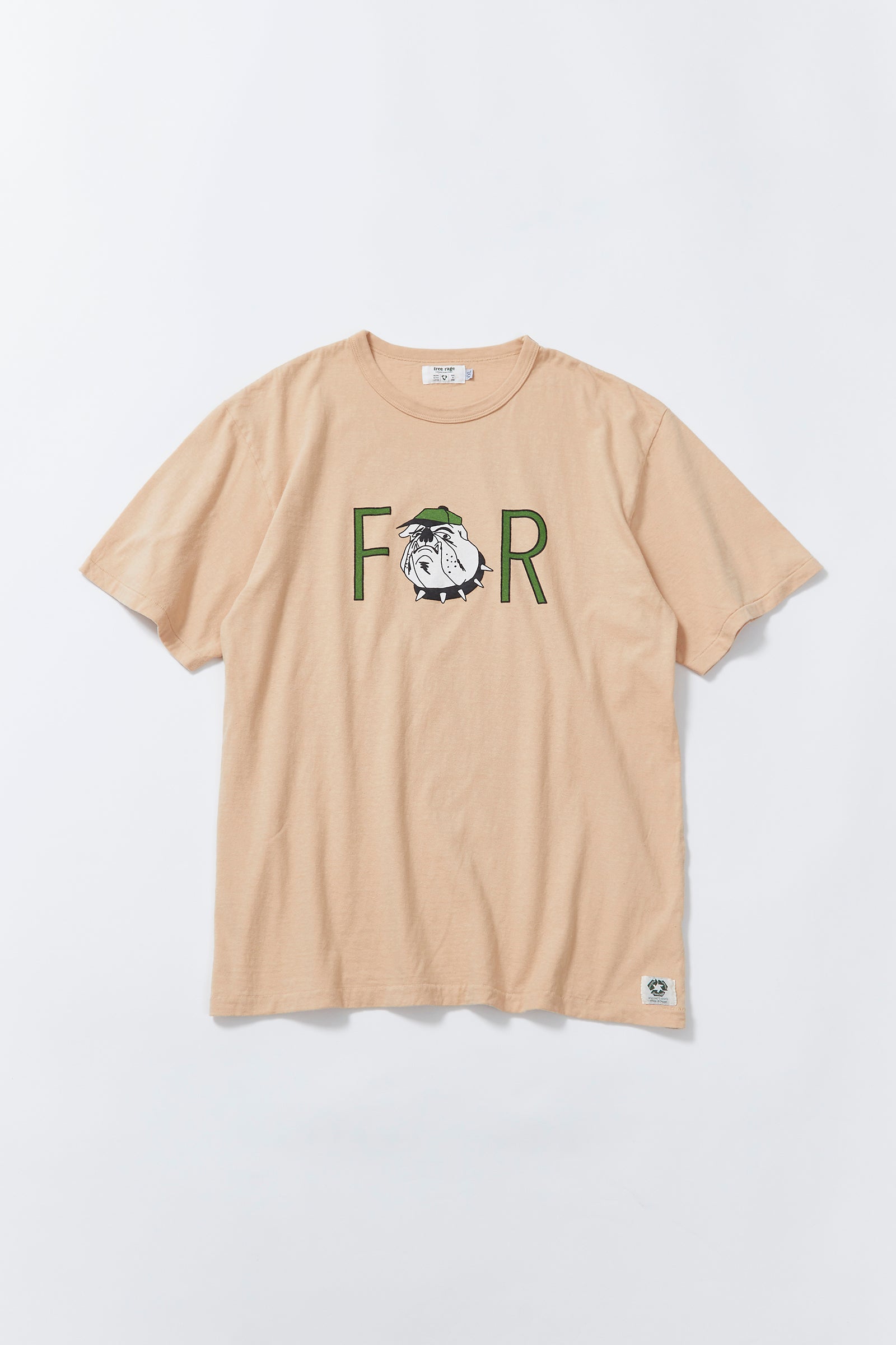 "Bulldog" リサイクルコットンTee