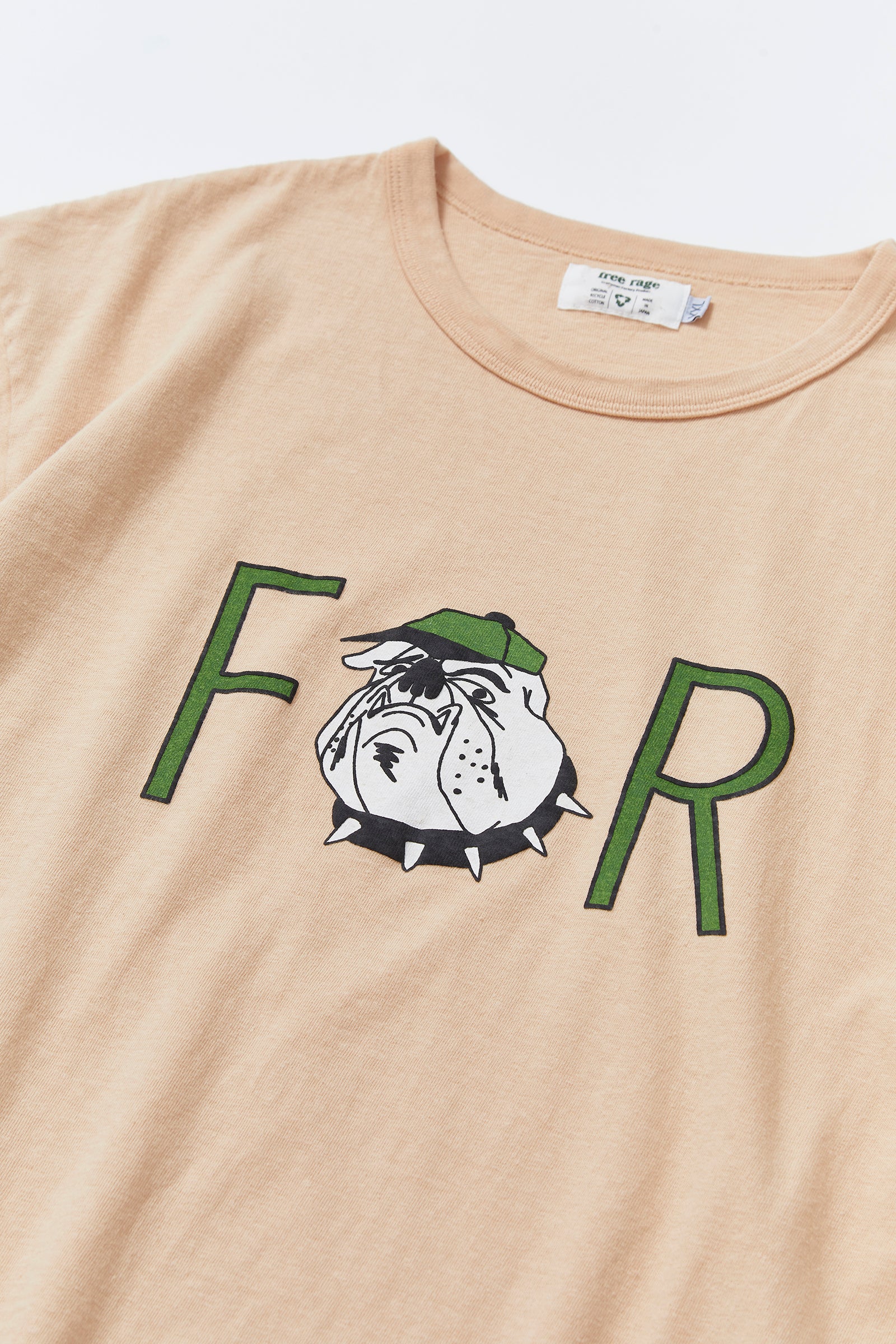 "Bulldog" リサイクルコットンTee