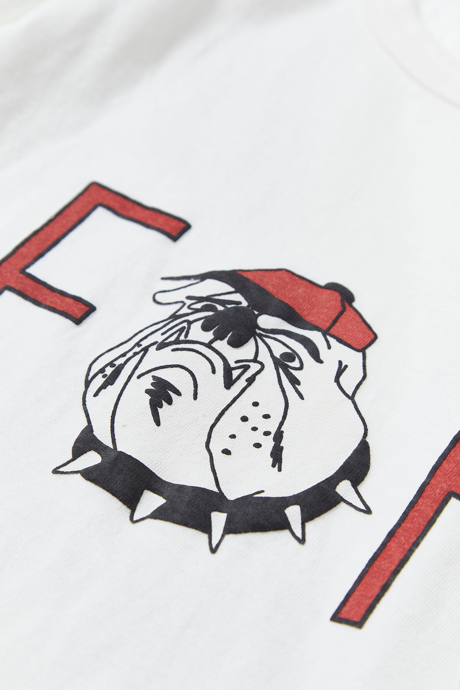 "Bulldog" リサイクルコットンTee