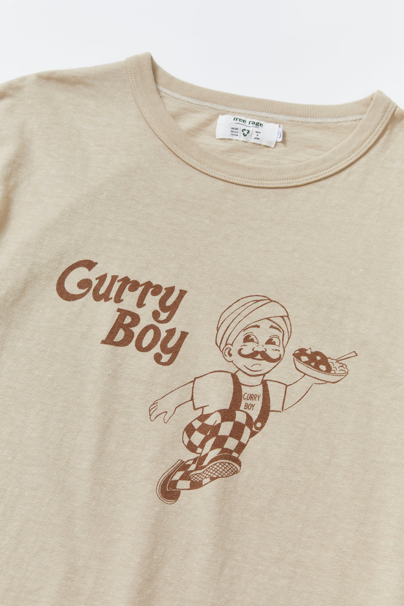 予約・"Curry Boy" リサイクルコットンTee