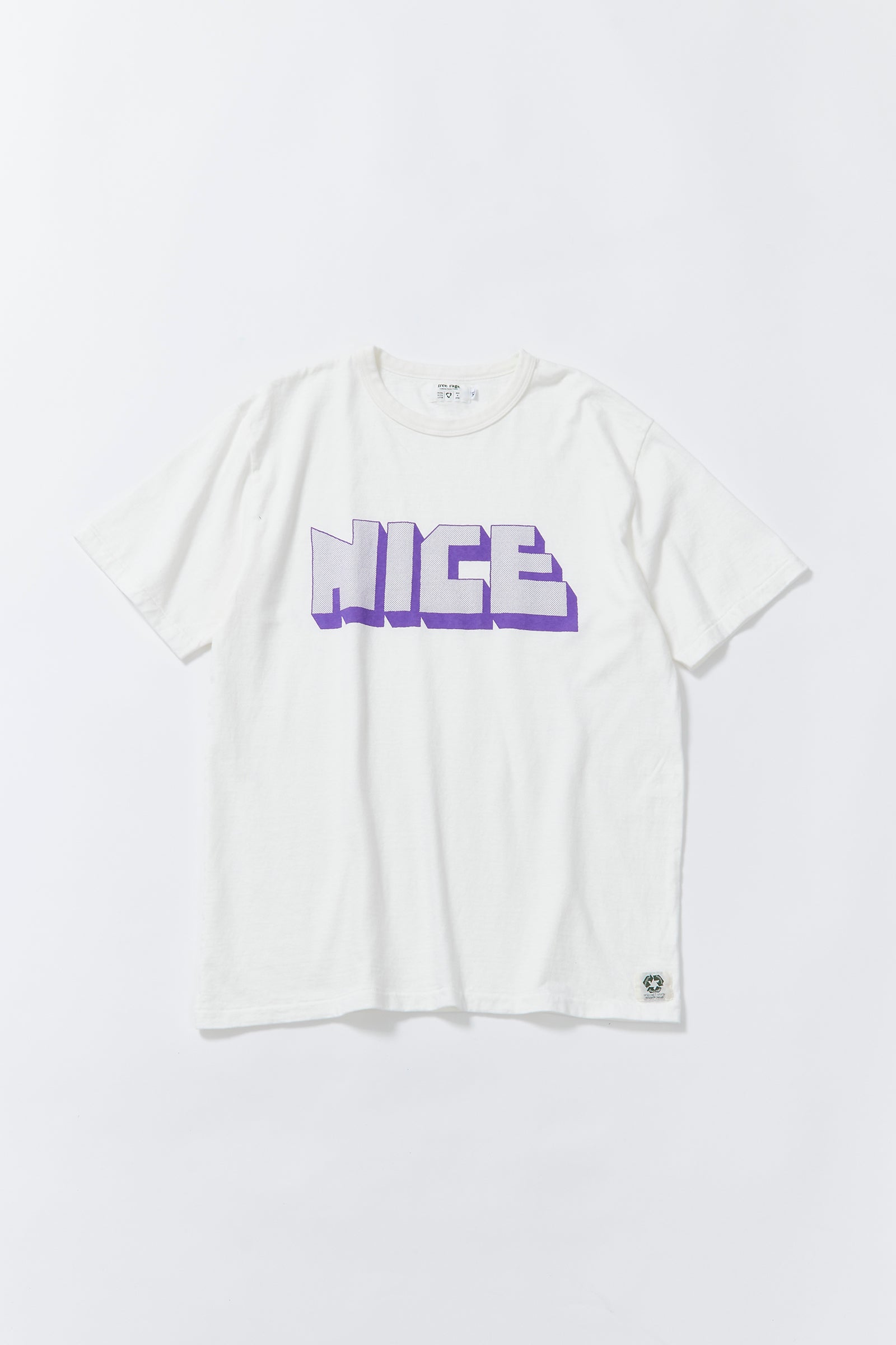 "NICE" リサイクルコットンTee
