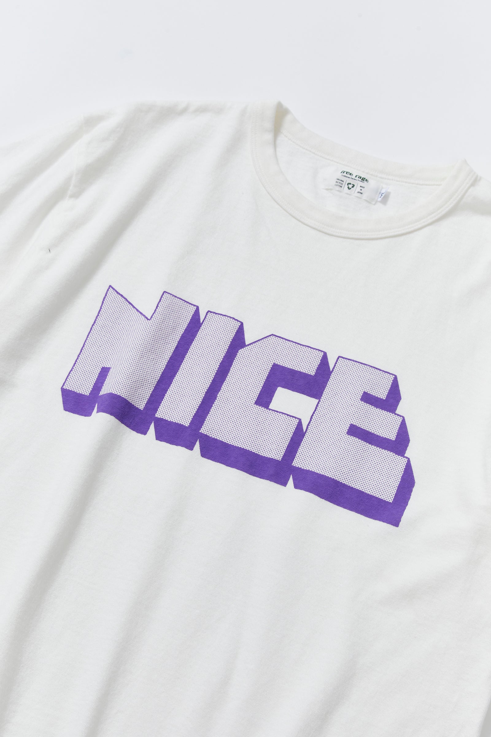 "NICE" リサイクルコットンTee
