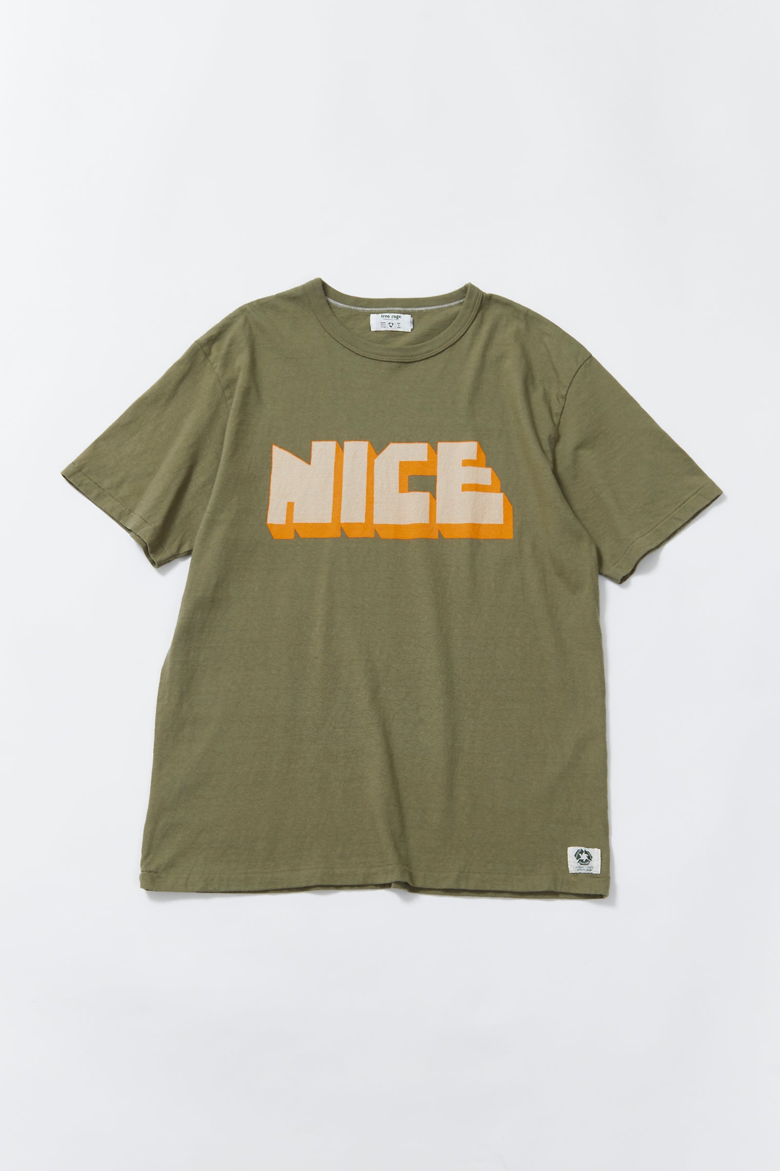 "NICE" リサイクルコットンTee