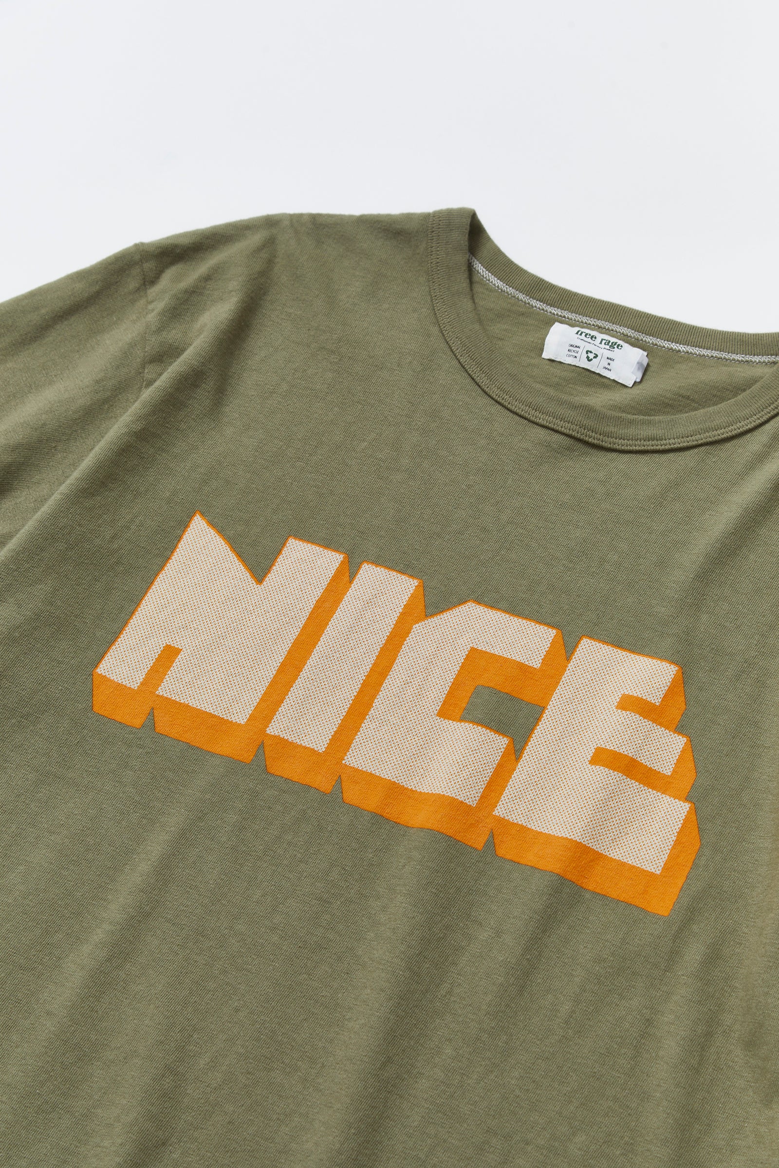 "NICE" リサイクルコットンTee