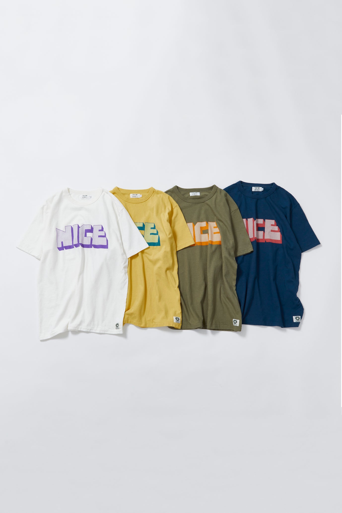 "NICE" リサイクルコットンTee