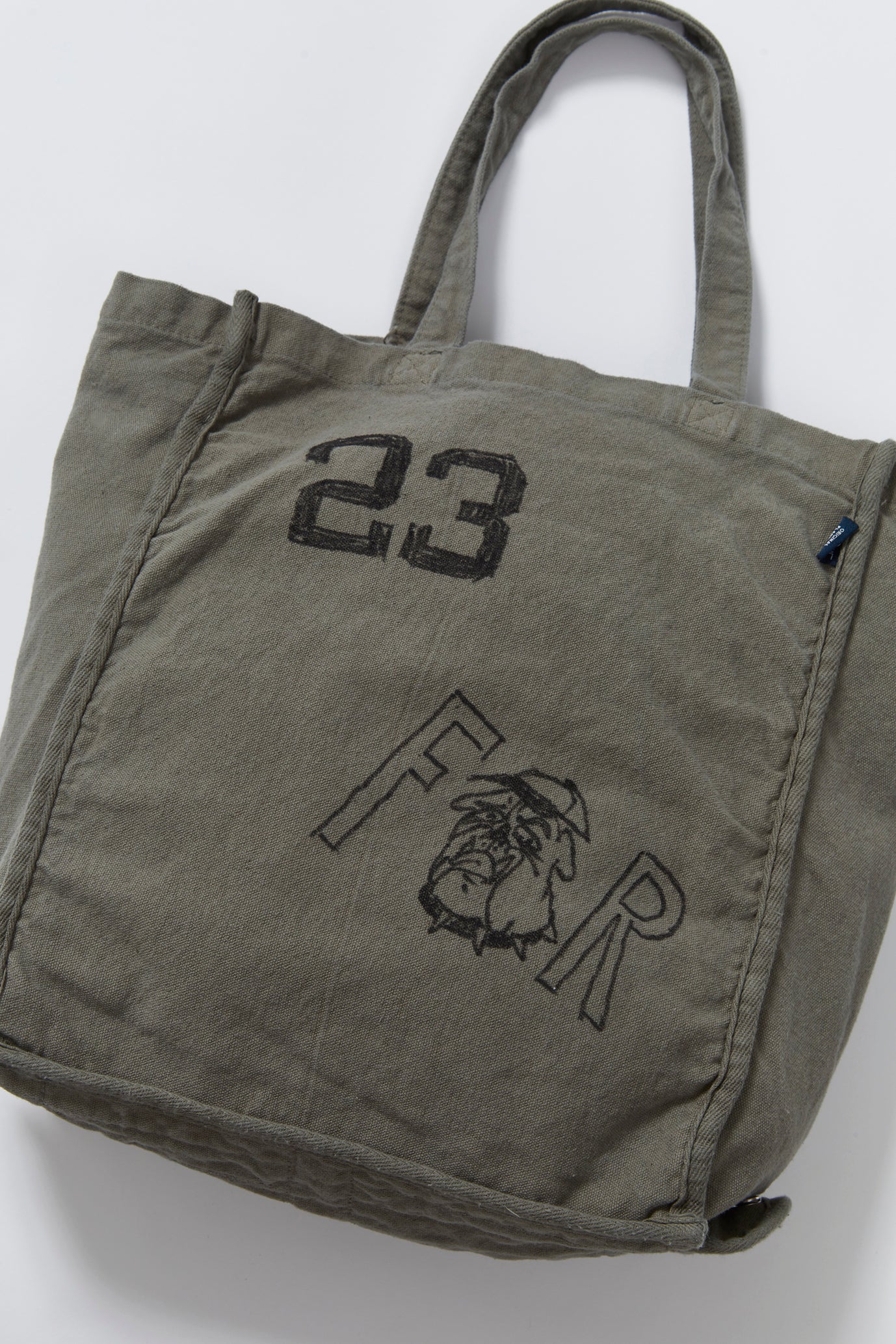 "Doodle" フォールディングトートバッグ - Hand Paint -