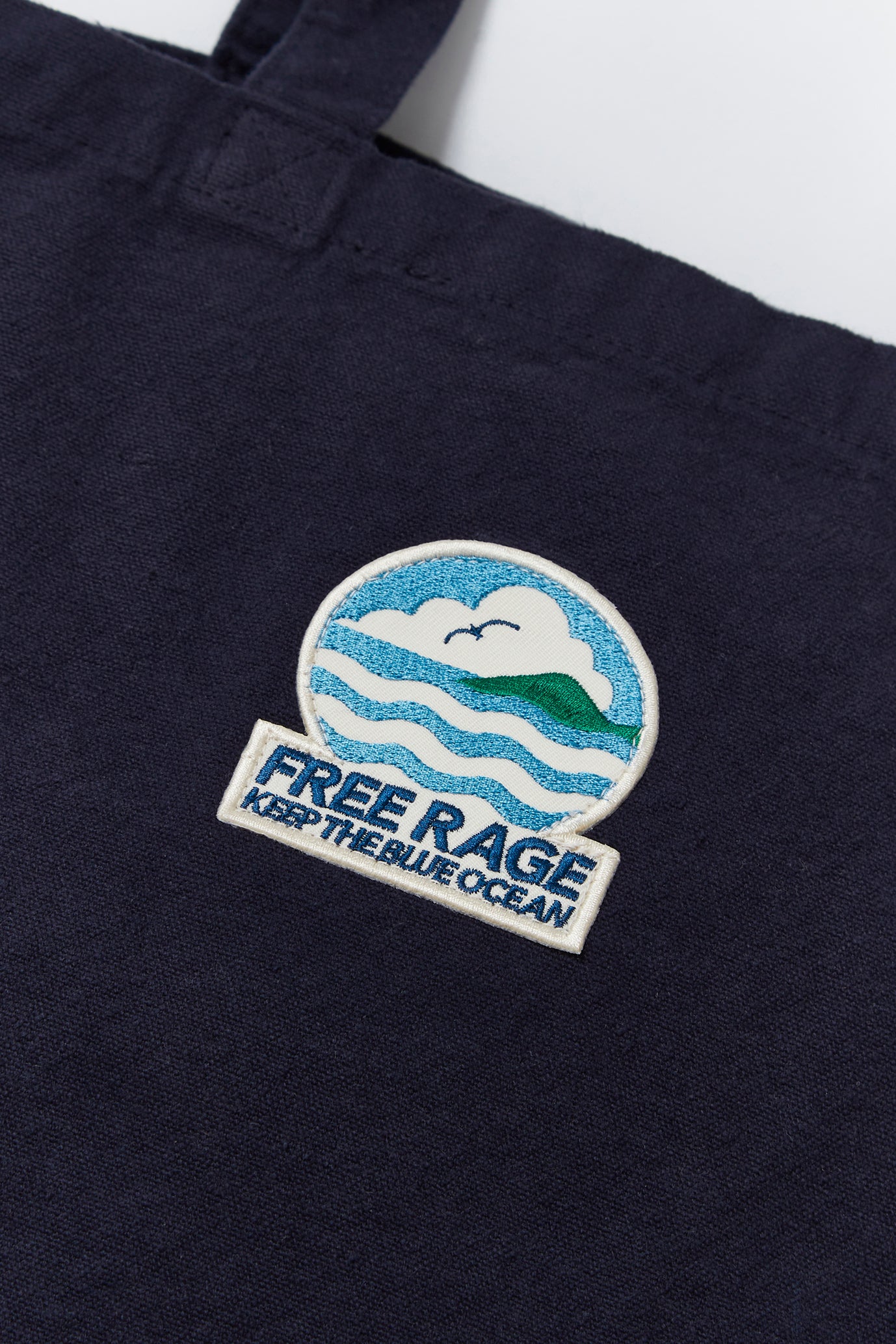 "BLUE OCEAN" フォールディングトートバッグ