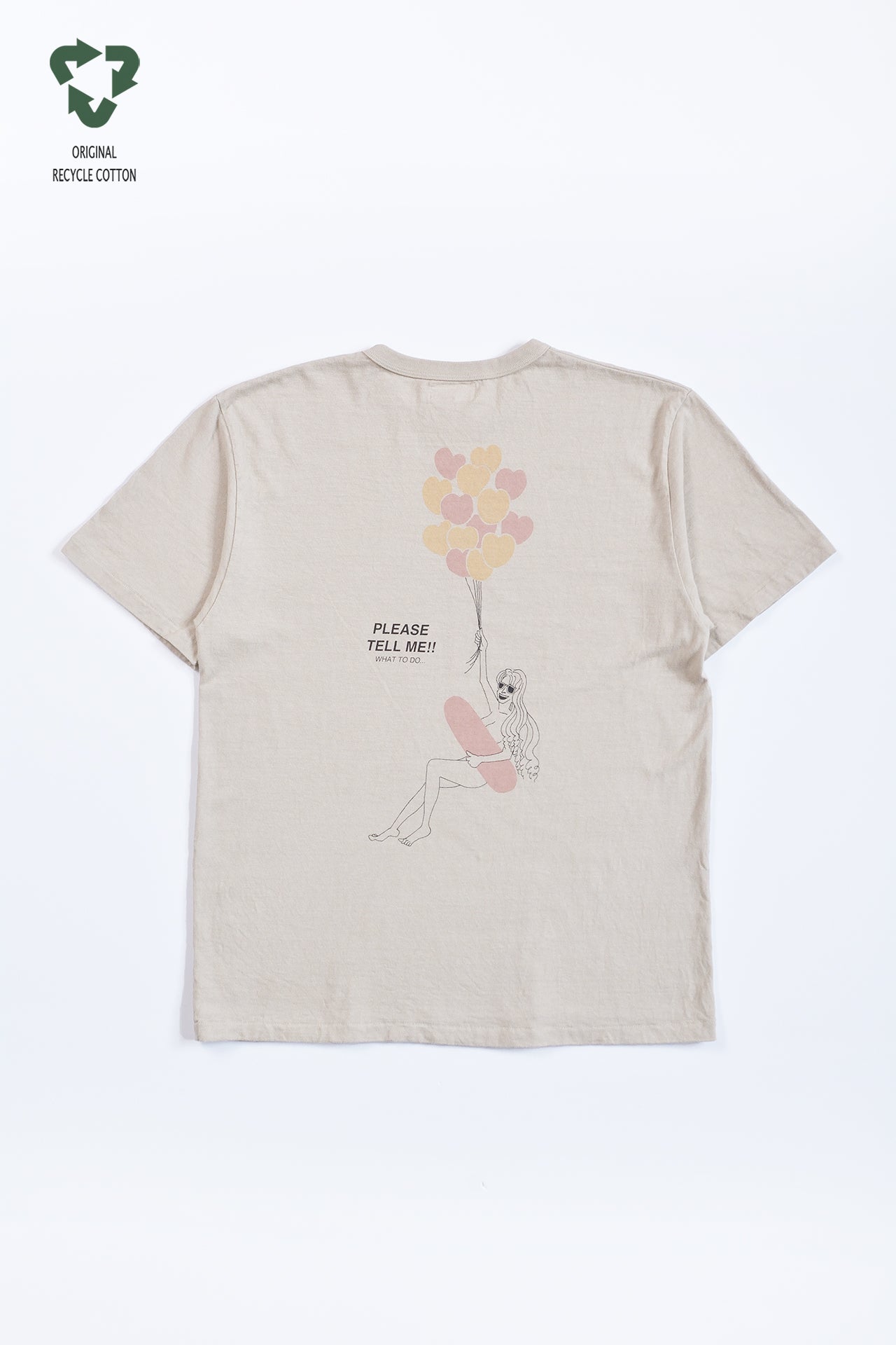 "Rachel Ballon" リサイクルコットンTee